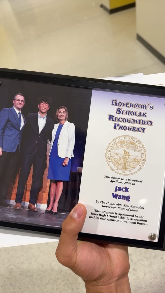 With Iowa Governor